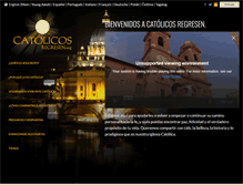 Tablet Screenshot of catolicosregresen.org